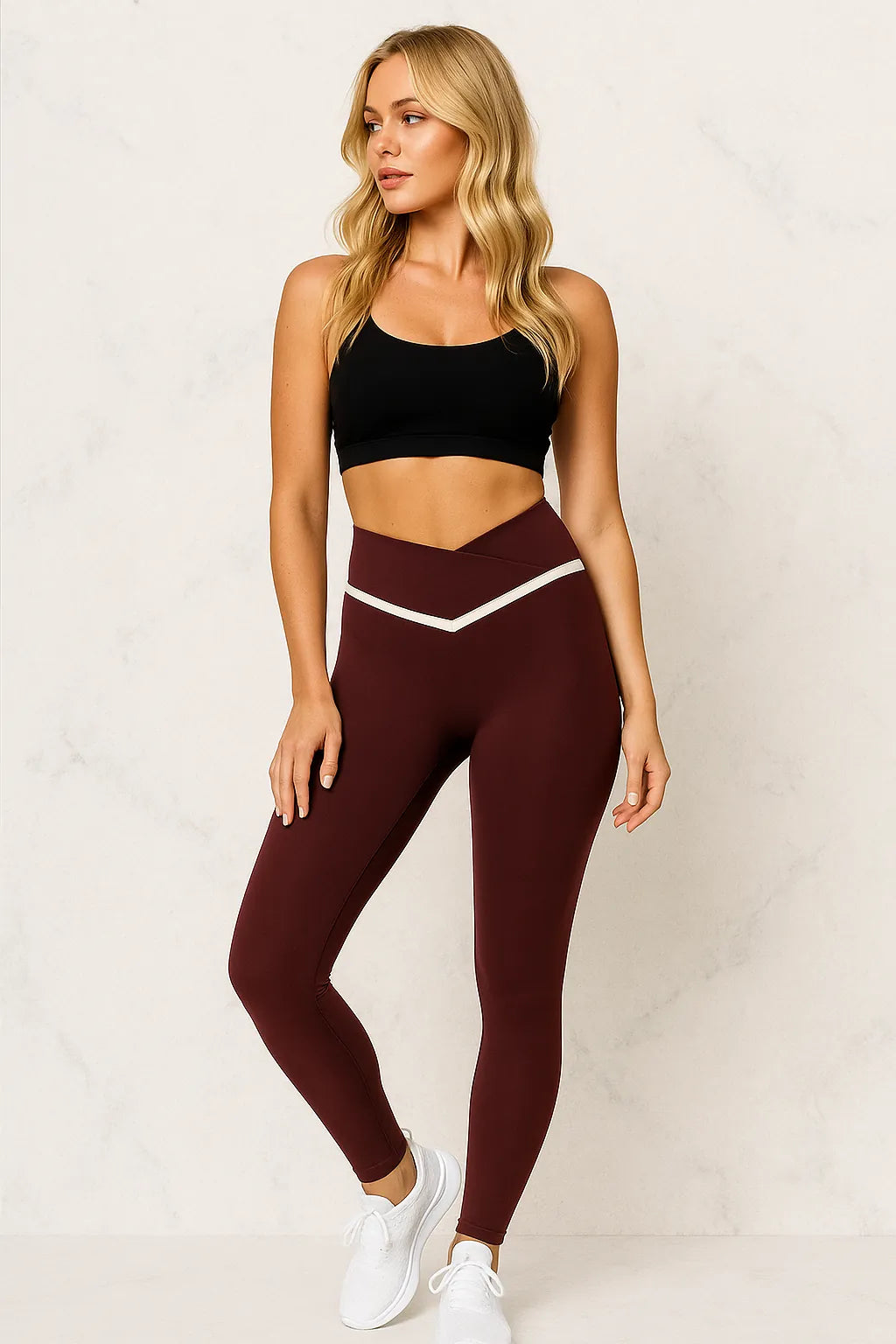 Formende Leggings – Burgund