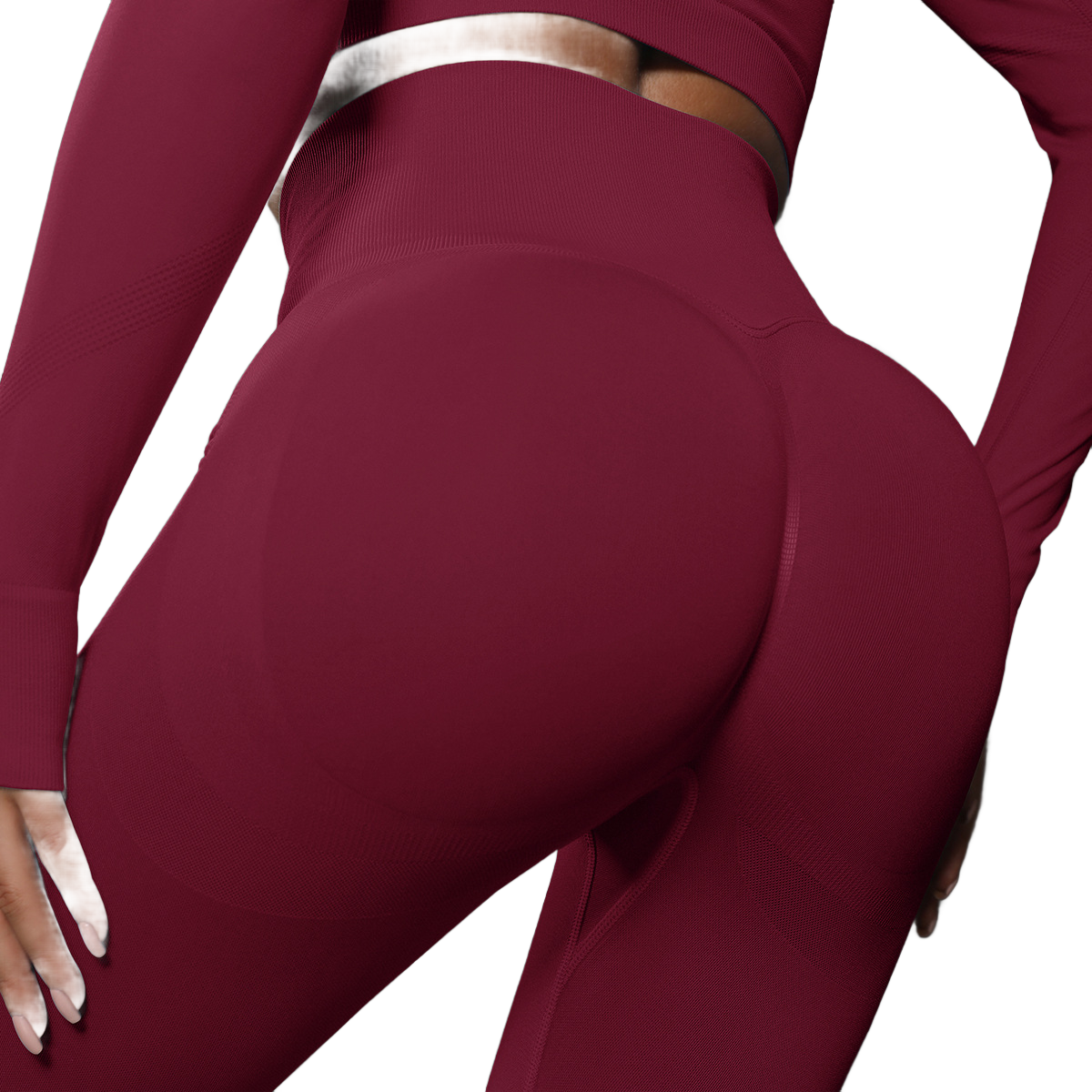 Formende Leggings – Burgund