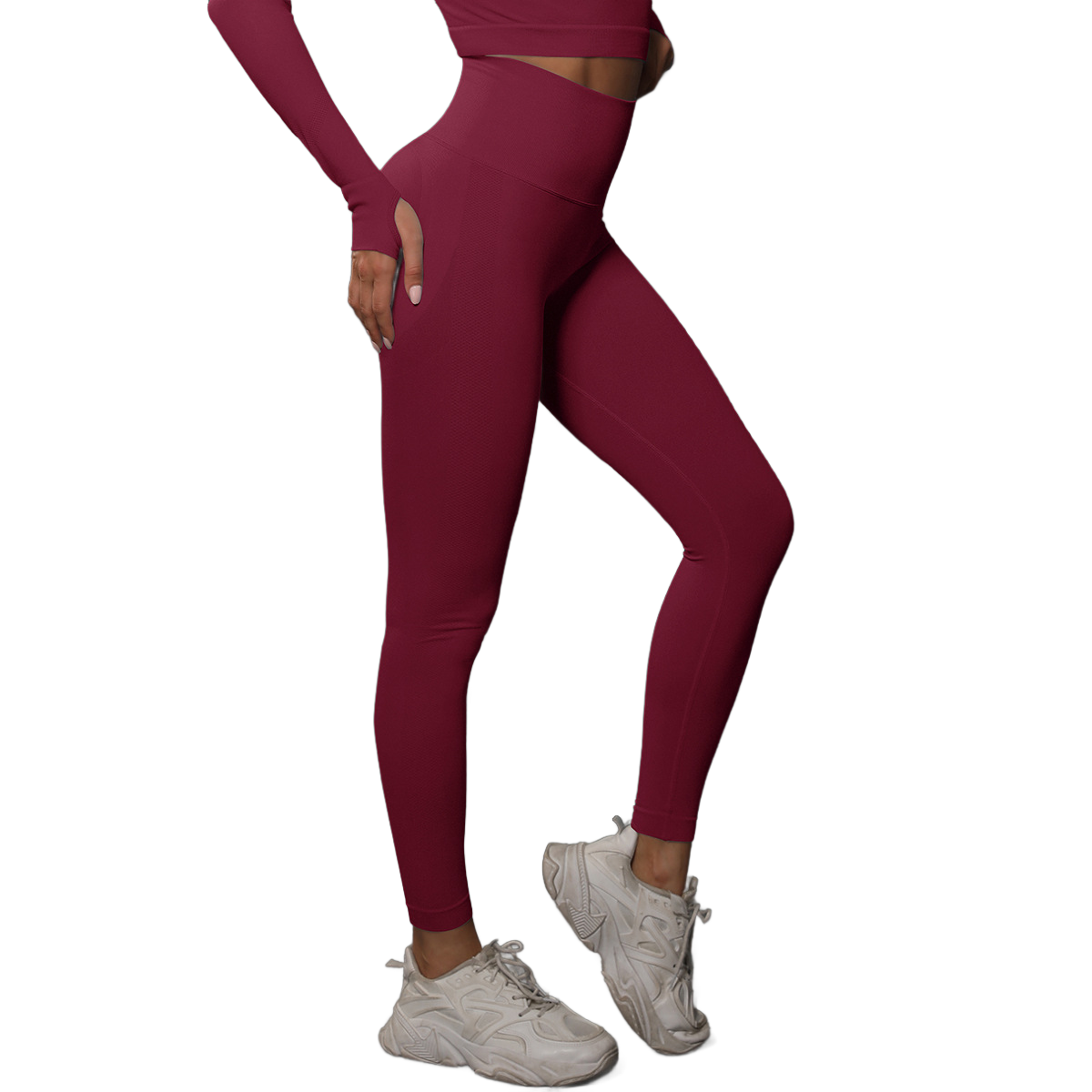 Formende Leggings – Burgund