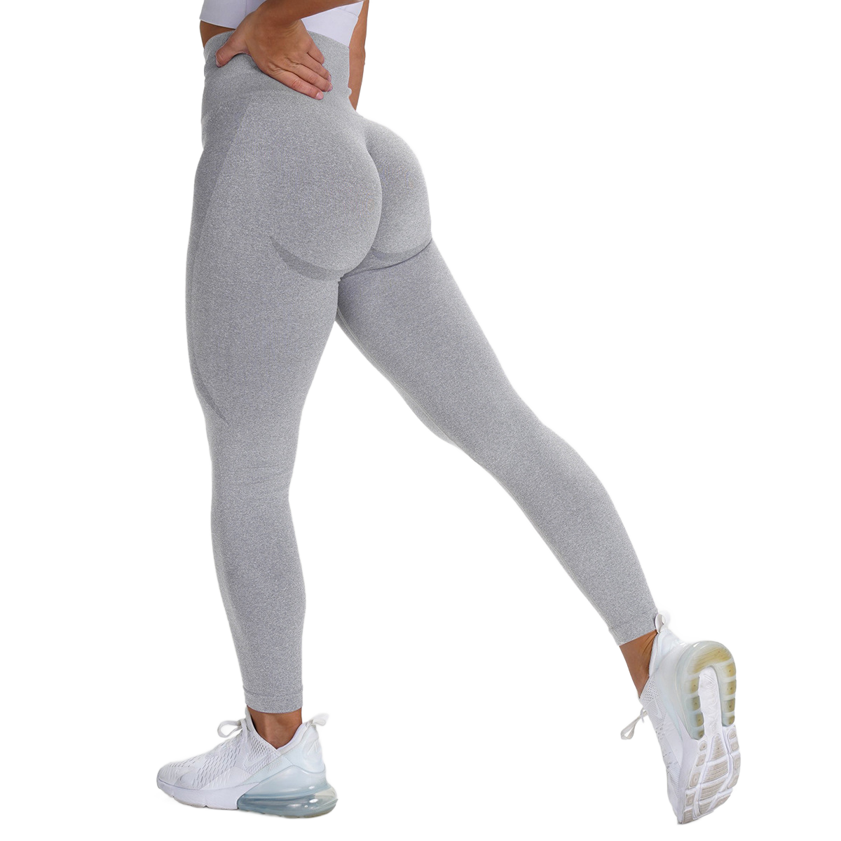 Formende Leggings – Hellgrau