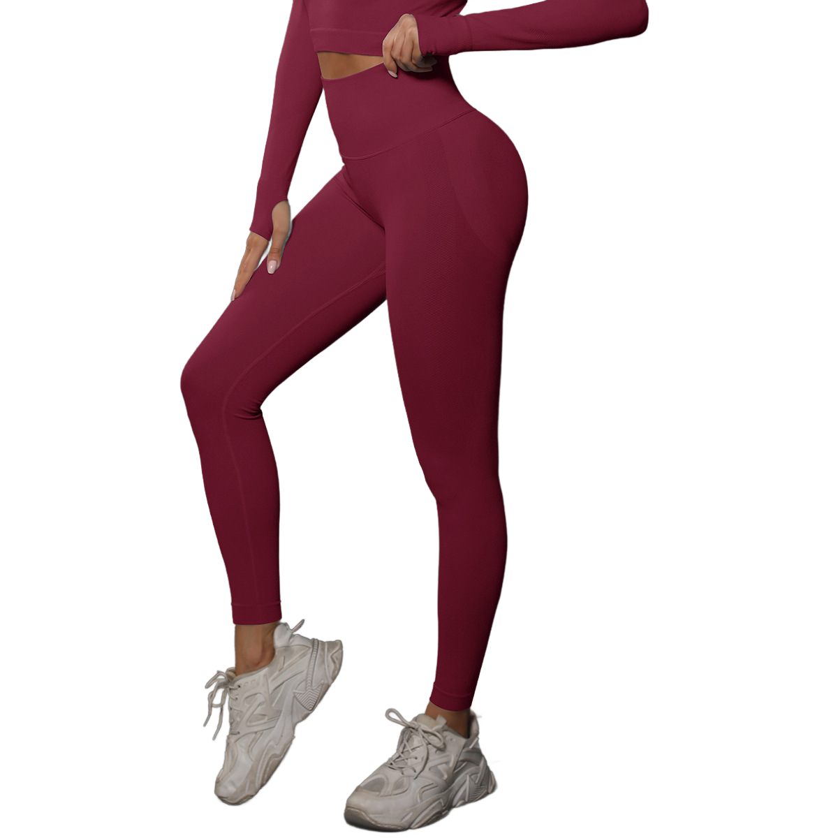 Formende Leggings – Burgund