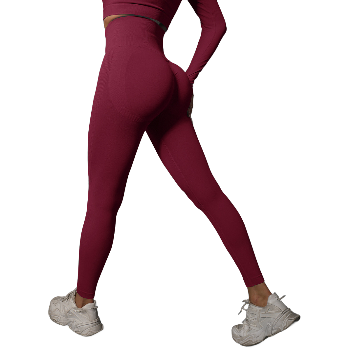 Formende Leggings – Burgund