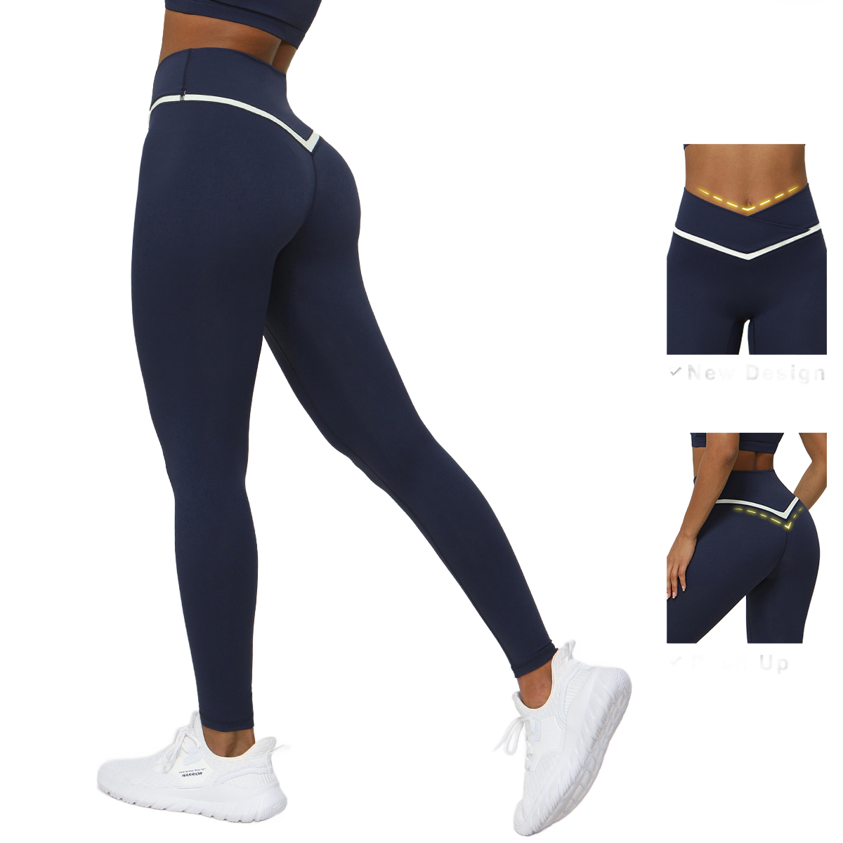 Formende Leggings – Marineblau