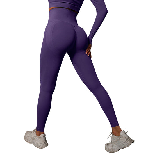 Damen Lila Scrunch Leggings
