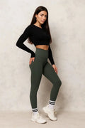 Formende High Waist Leggings – Bestseller Grau
