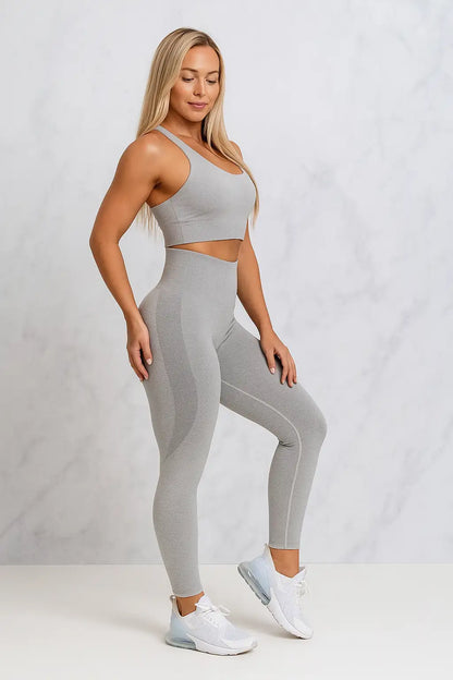 Formende Leggings – Hellgrau