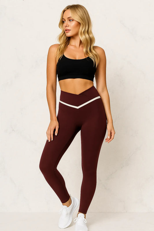Formende Leggings – Burgund