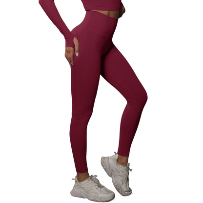 Formende Leggings – Burgund