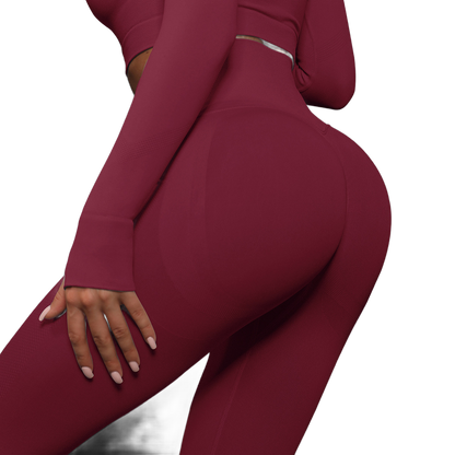 Formende Leggings – Burgund